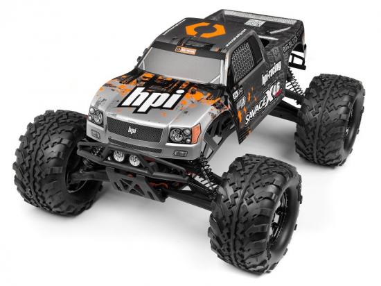 HPI Savage GT-3 Pre Painted Bodyshell - Silver/ Gunmetal