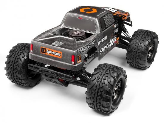 HPI Savage GT-3 Pre Painted Bodyshell - Silver/ Gunmetal