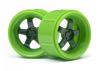 HPI Work Meister S1 Wheel 17mm Green (4Pcs)
