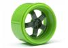 HPI Work Meister S1 Wheel 17mm Green (4Pcs)