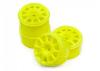 HPI Micro RS4 Rally Wheel 17mm - Yellow - 4 Pack
