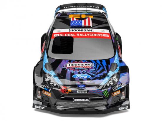 HPI Ken Block Ford Fiesta  H.F.H.V. Pre Painted Bodyshell - Fits HPI WR8 3.0