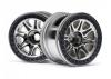 HPI Split 8 2.2 Truck Wheels - Chrome - 1 Pair
