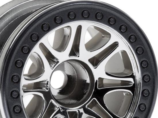 HPI Split 8 2.2 Truck Wheels - Chrome - 1 Pair