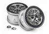 HPI Split 8 2.2 Truck Wheels - Chrome - 1 Pair