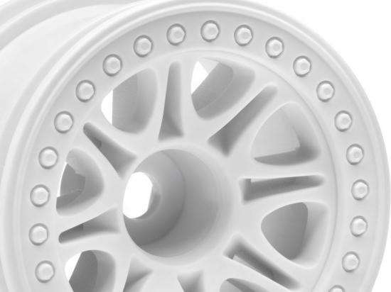 HPI Split 8 2.2 Truck Wheels - White - 1 Pair