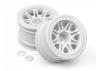 HPI Split 8 2.2 Truck Wheels - White - 1 Pair