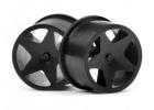 HPI Baja Q32 Super Star Wheel Set - Black - 4 Pack