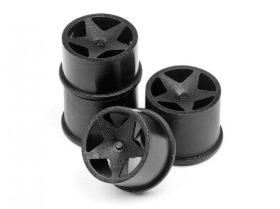HPI Baja Q32 Super Star Wheel Set - Black - 4 Pack