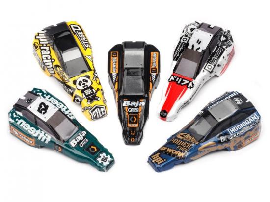 HPI Baja Q32 Buggy Bodyshell and Wing Set (Clear / Unpainted)