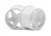 HPI Baja Q32 Super Star Wheel Set - White - 4 Pack