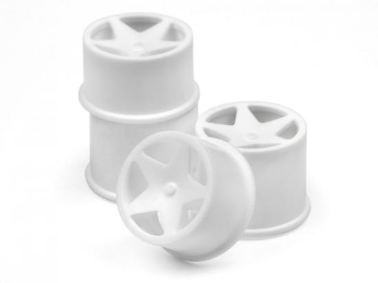 HPI Baja Q32 Super Star Wheel Set - White - 4 Pack