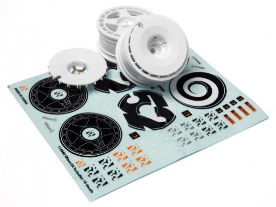 HPI Fifteen52 Turbomac Wheels - White - 26mm - 1 Pair