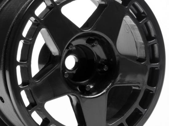 HPI Fifteen52 Turbomac Wheels - Black - 26mm - 1 Pair