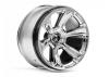 HPI 6-Shot MT Wheel (Chrome/2Pcs)