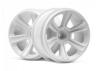 HPI 6-Shot MT Wheel (White/2Pcs)