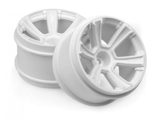 HPI 6-Shot MT Wheel (White/2Pcs)