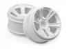 HPI 6-Shot MT Wheel (White/2Pcs)
