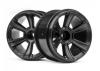 HPI 6-Shot MT Wheel (Black/2Pcs) ** CLEARANCE **
