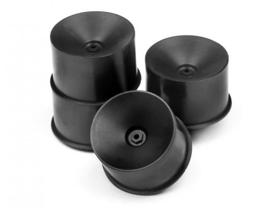 HPI Q32 Dish Wheel Set (Black/22X14/4Pcs)