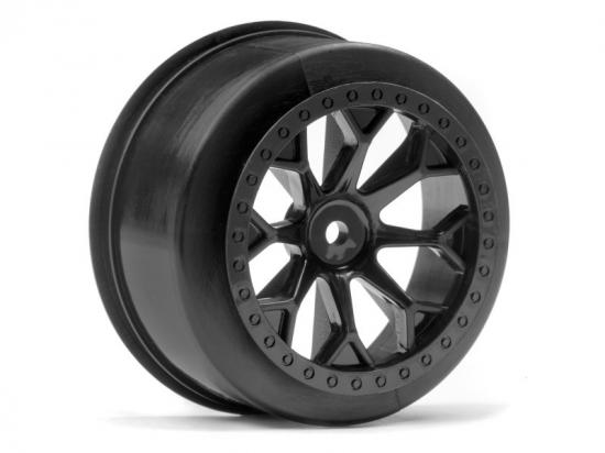 HPI 8-Shot SC Wheel (Black/2Pcs)