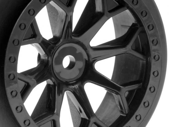 HPI 8-Shot SC Wheel (Black/2Pcs)