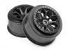 HPI 8-Shot SC Wheel (Black/2Pcs)