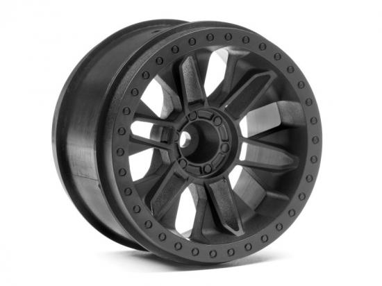 HPI 6-Shot ST Wheel (Black/2Pcs)