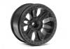HPI 6-Shot ST Wheel (Black/2Pcs)