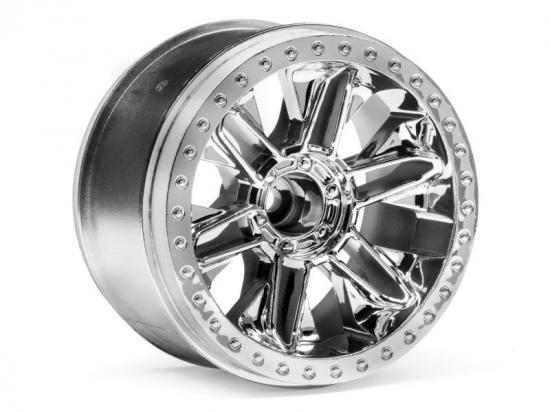 HPI 6-Shot ST Wheel (Chrome/2Pcs)