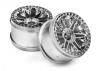HPI 6-Shot ST Wheel (Chrome/2Pcs)