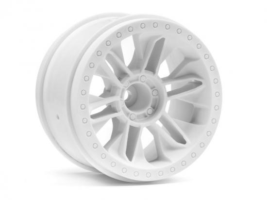 HPI 6-Shot ST Wheel (White/2Pcs)