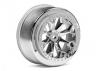 HPI 8-Shot SC Wheel (Chrome/2Pcs)