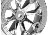 HPI 8-Shot SC Wheel (Chrome/2Pcs)