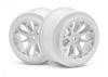 HPI 8-Shot SC Wheel (White/2Pcs)