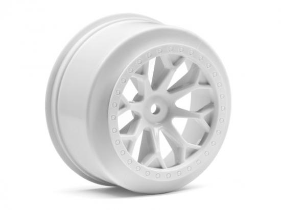 HPI 8-Shot SC Wheel (White/2Pcs)