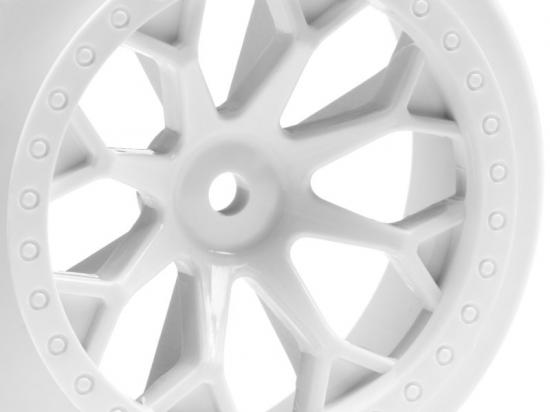 HPI 8-Shot SC Wheel (White/2Pcs)