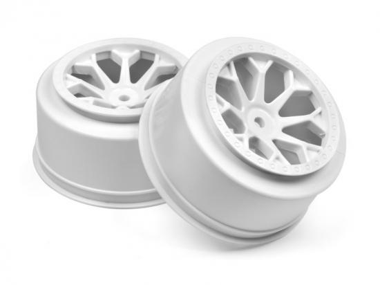 HPI 8-Shot SC Wheel (White/2Pcs)