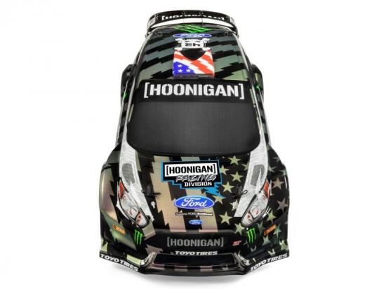 HPI Ken Block Gymkhana Ford Fiesta ST Rx43 Painted Body (Fits WR8 300mm Wheelbase)