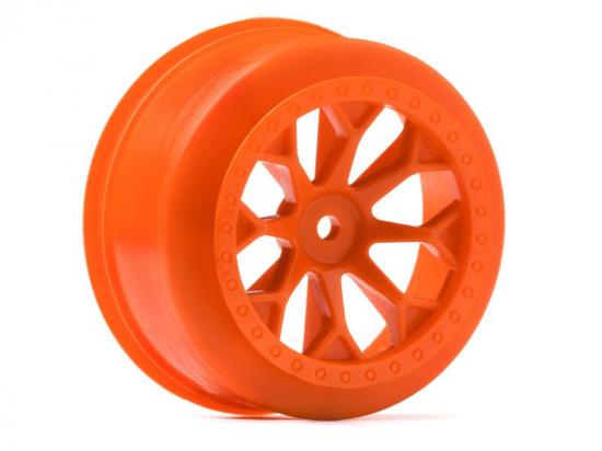 HPI 8-Shot SC Wheel (Orange/2Pcs)