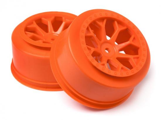 HPI 8-Shot SC Wheel (Orange/2Pcs)