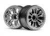 HPI 6-Shot ST Wheel (Silver/2Pcs)