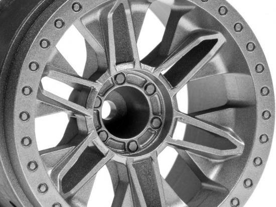 HPI 6-Shot ST Wheel (Silver/2Pcs)