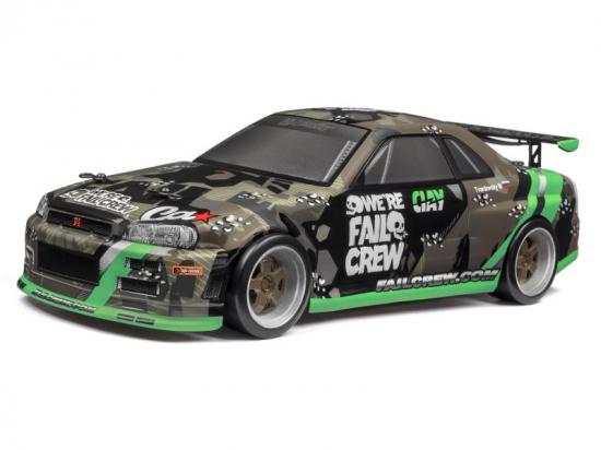 HPI Fail Crew Nissan Skyline R34 GT-R Body (150mm)