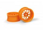 HPI Tech 7 Wheel Orange (6mm/2Pcs)