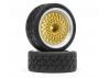 BBS RS Wheels Silver/Gold 26mm (6mm Offset)