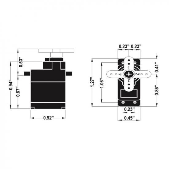 Hitec HS5065MG Digital Feather Servo