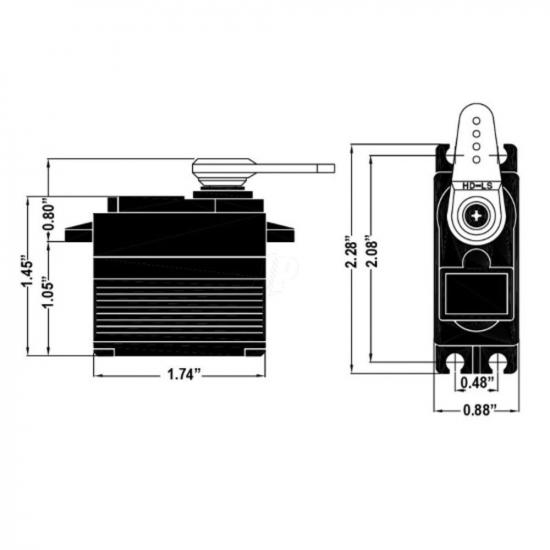 Hitec HS7980th G2 Premium HV Monster Torque 7.4v