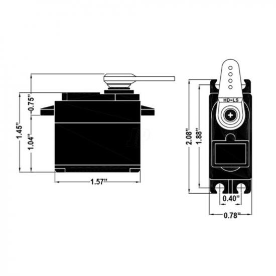 Hitec Hsb9465Sh Brushless HV Ultra High Speed Servo