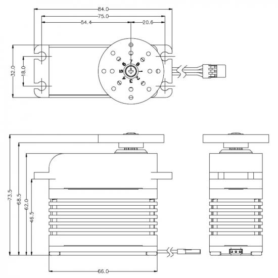 Hitec D845WP WV Mega Scale Torque